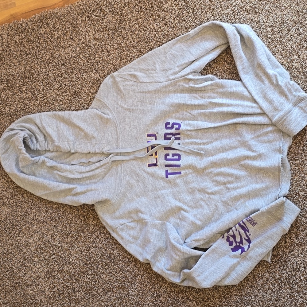 Womens PINK LSU top